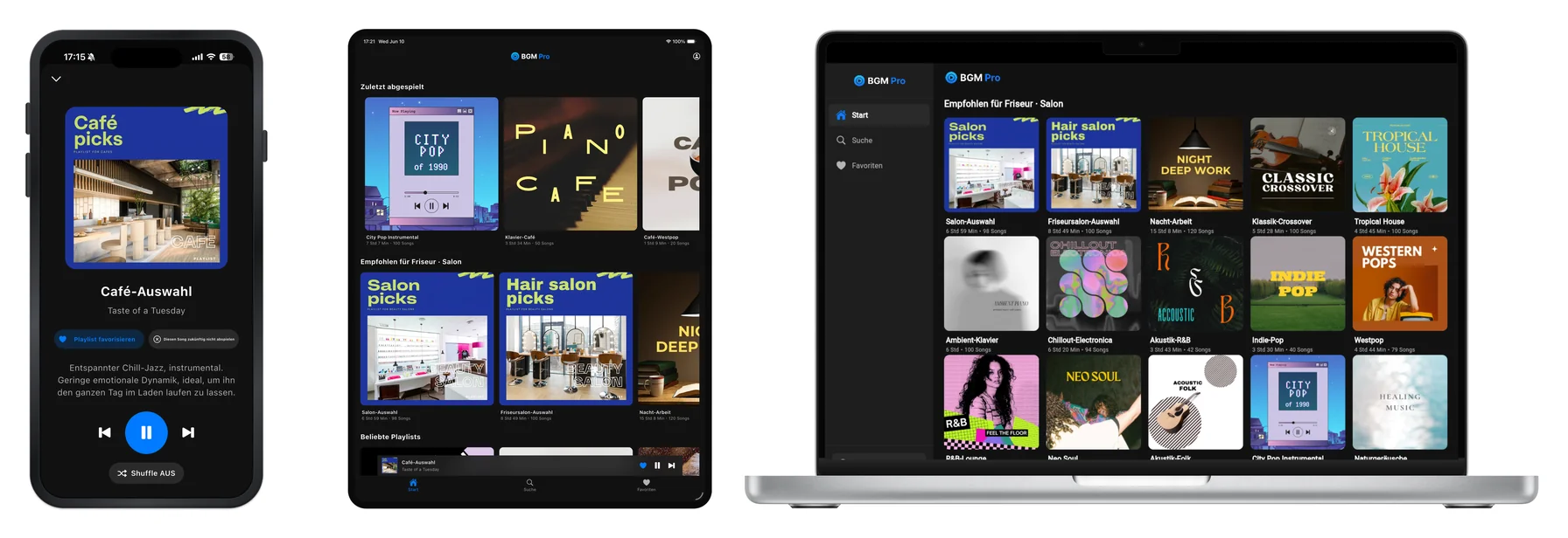 Unterstützte Geräte (iPhone, Android, Fire-Tablet, PC)